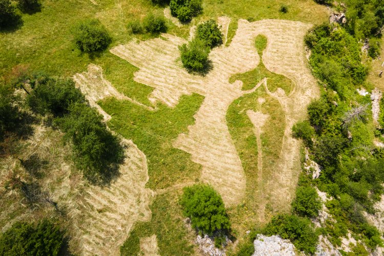 Mozaiková seč pod Kotlem.