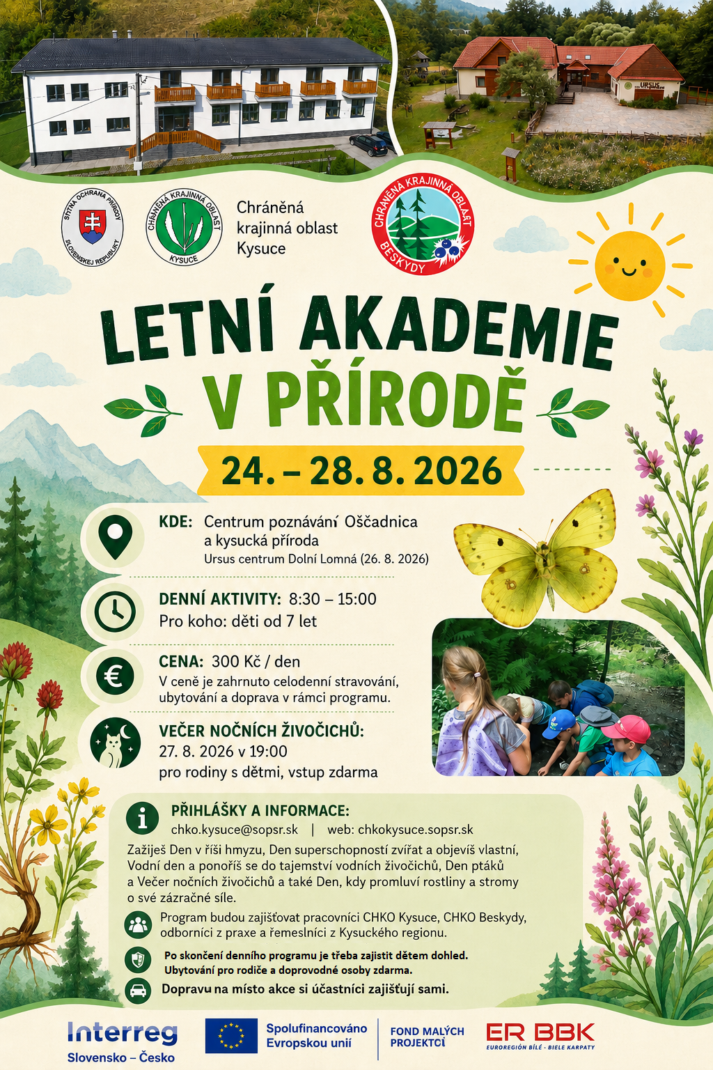 plakatek Letni akademie v přírodě